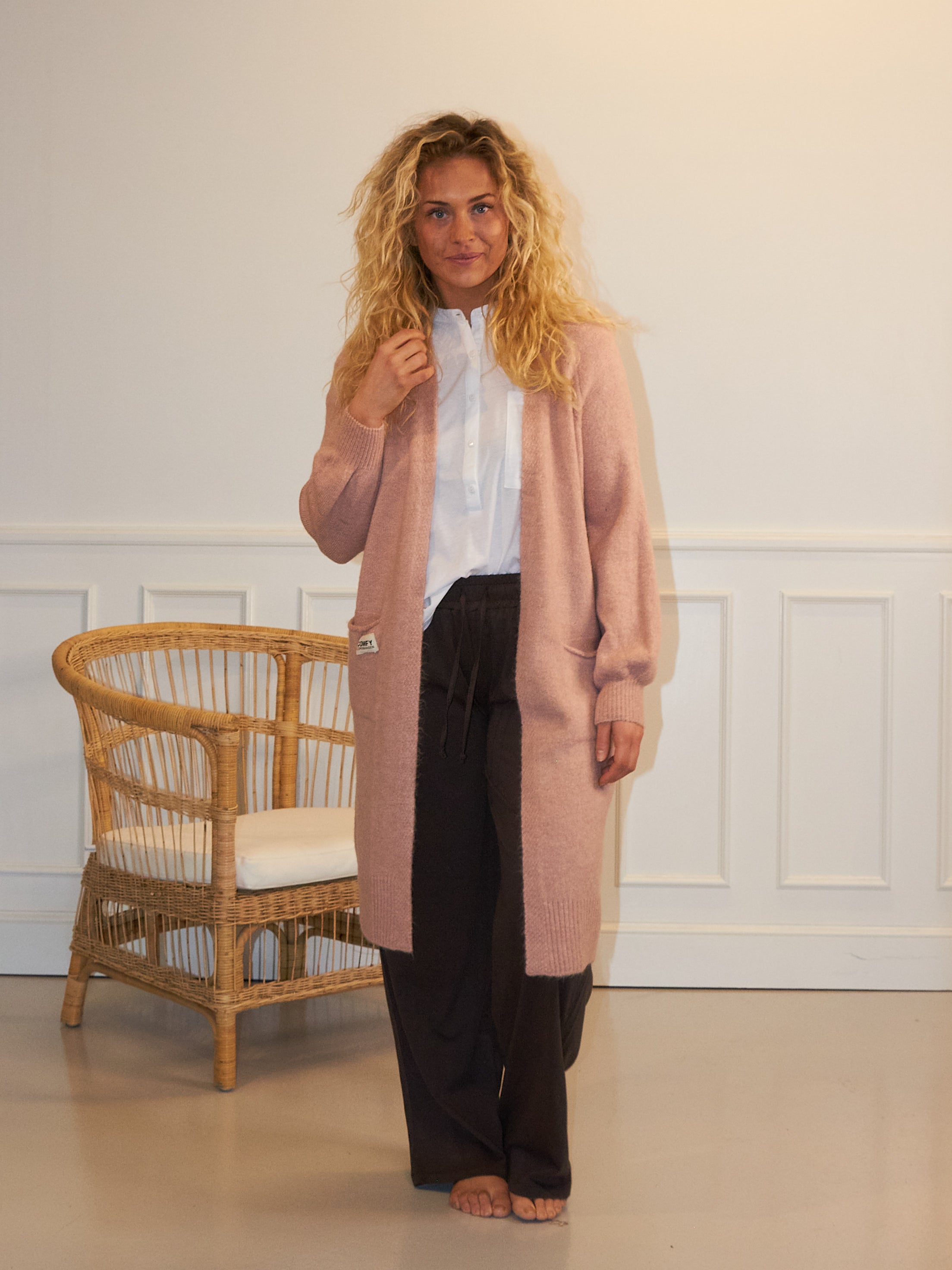 Comfy Copenhagen ApS All I Want Knit Cardigan Rose