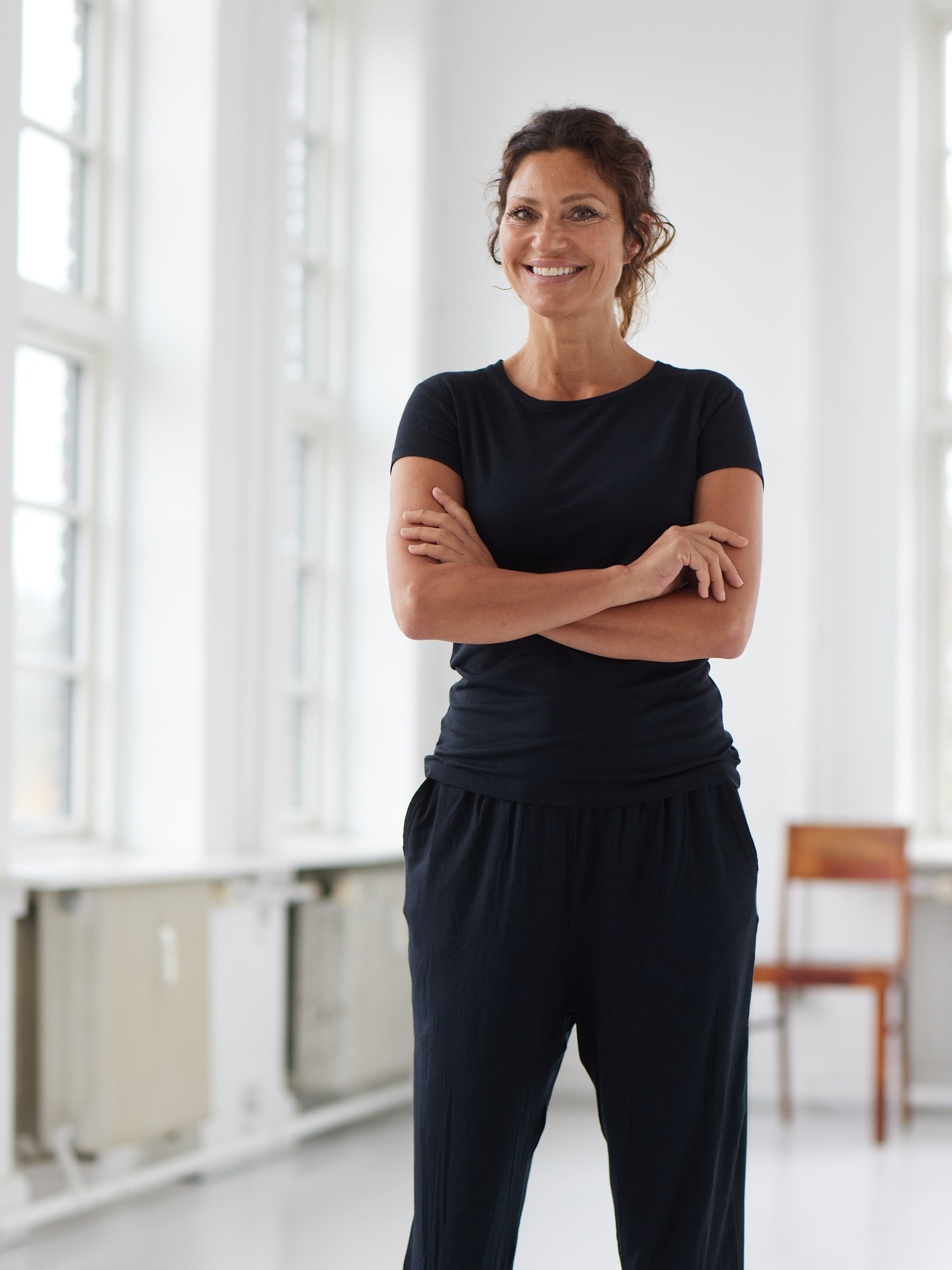 Comfy Copenhagen ApS Feeling Cashmere T-shirt Black Melange