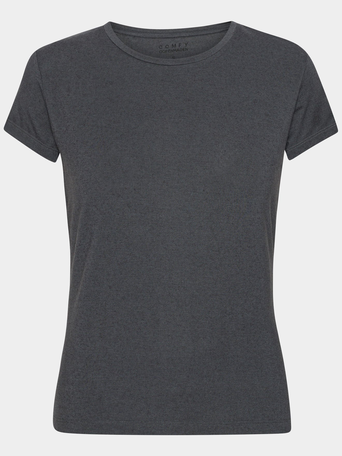 Comfy Copenhagen ApS Feeling Cashmere T-shirt Dark Grey Melange
