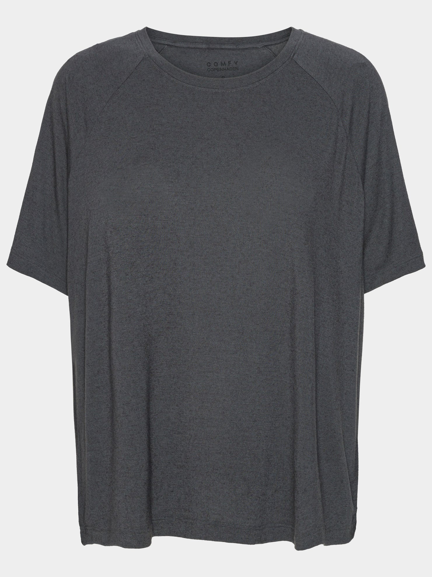 Comfy Copenhagen ApS Good Times Cashmere T-shirt Dark Grey Melange