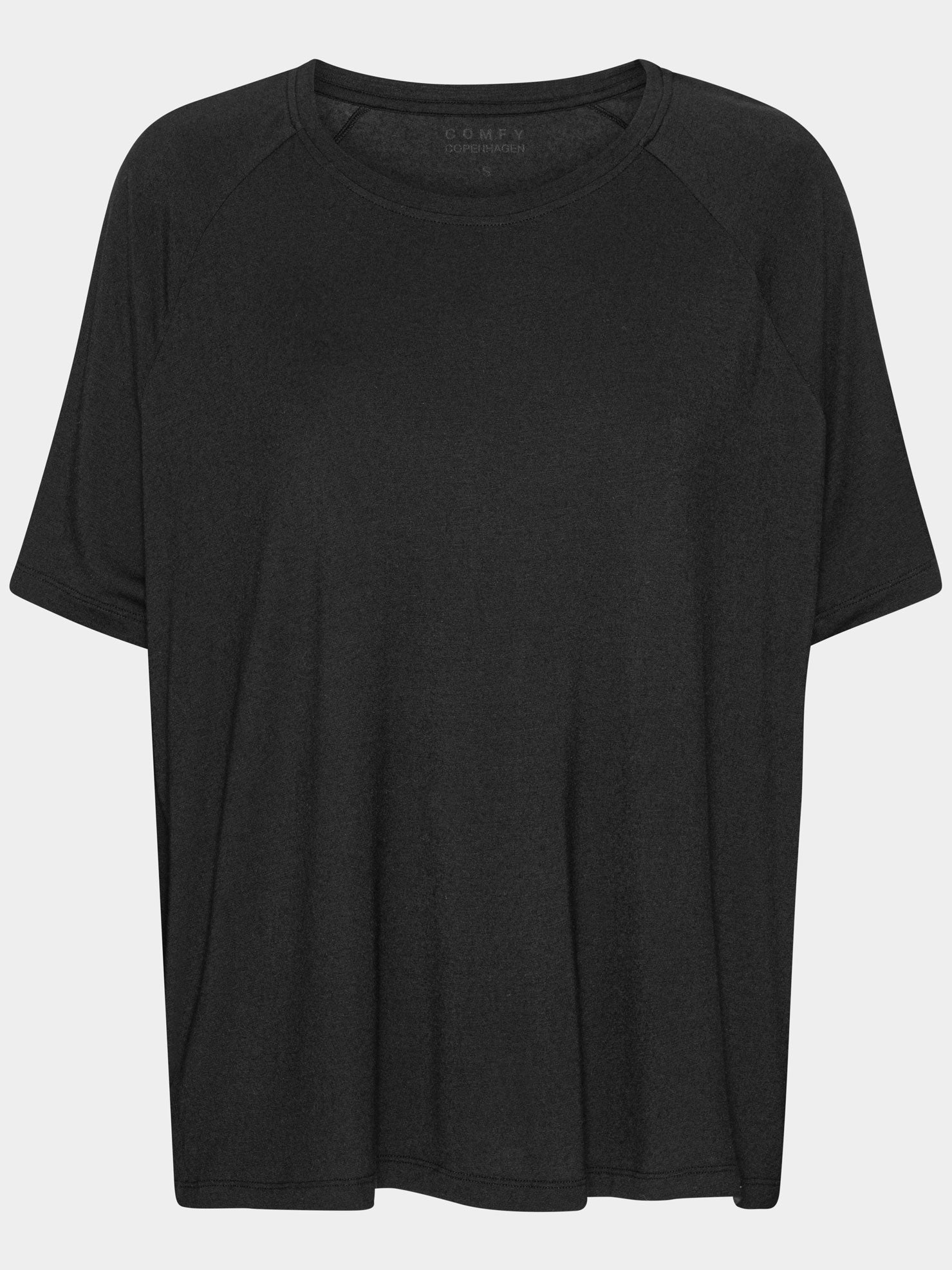 Comfy Copenhagen ApS Good Times Cashmere T-shirt Black Melange