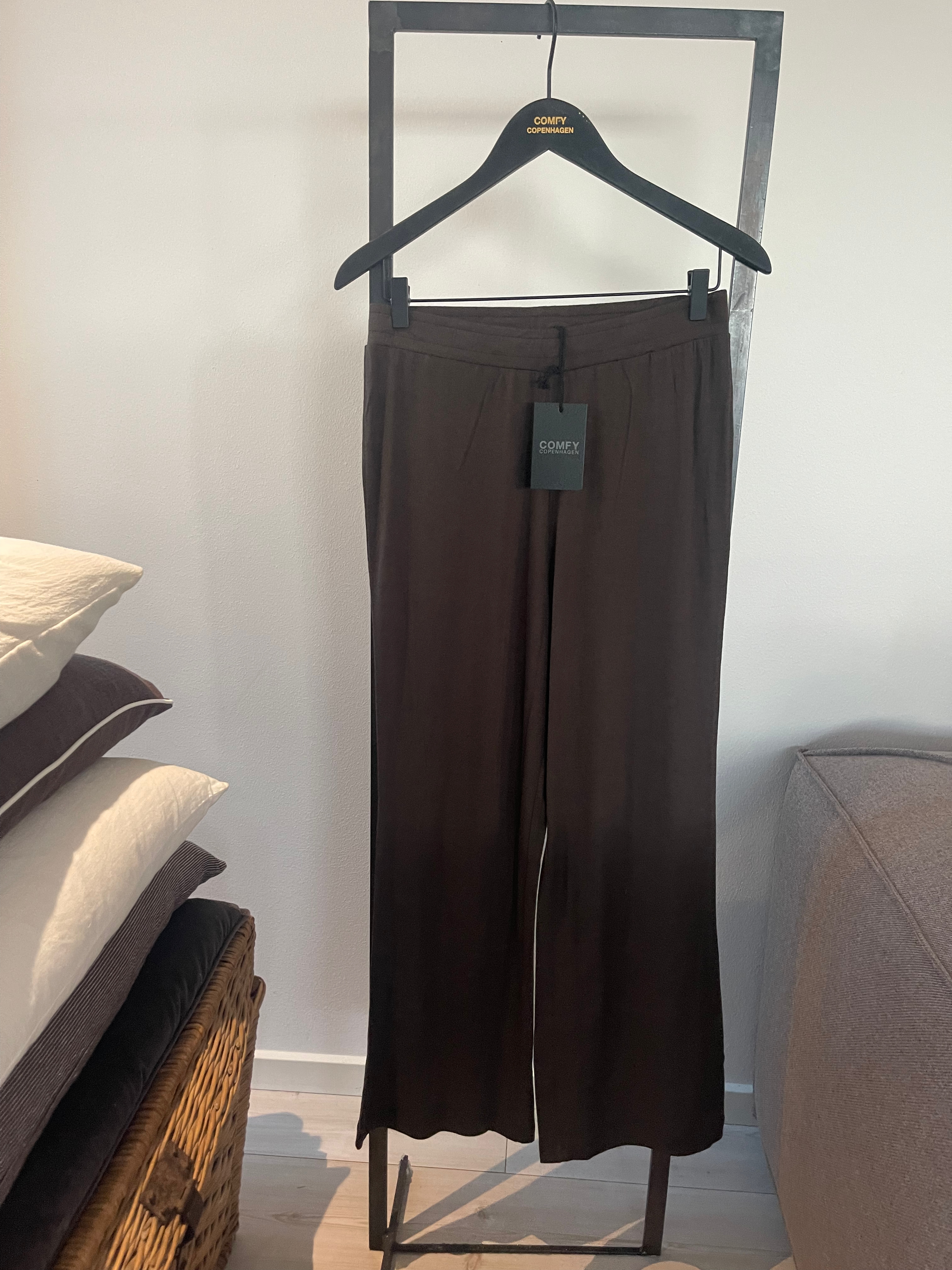Slow Feeling Cashmere Pants - Coffee Melange