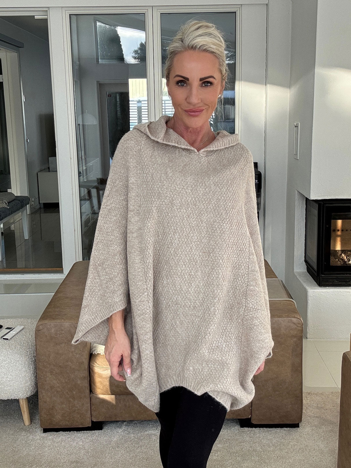 Comfy Copenhagen ApS Comfy Poncho Poncho Sand