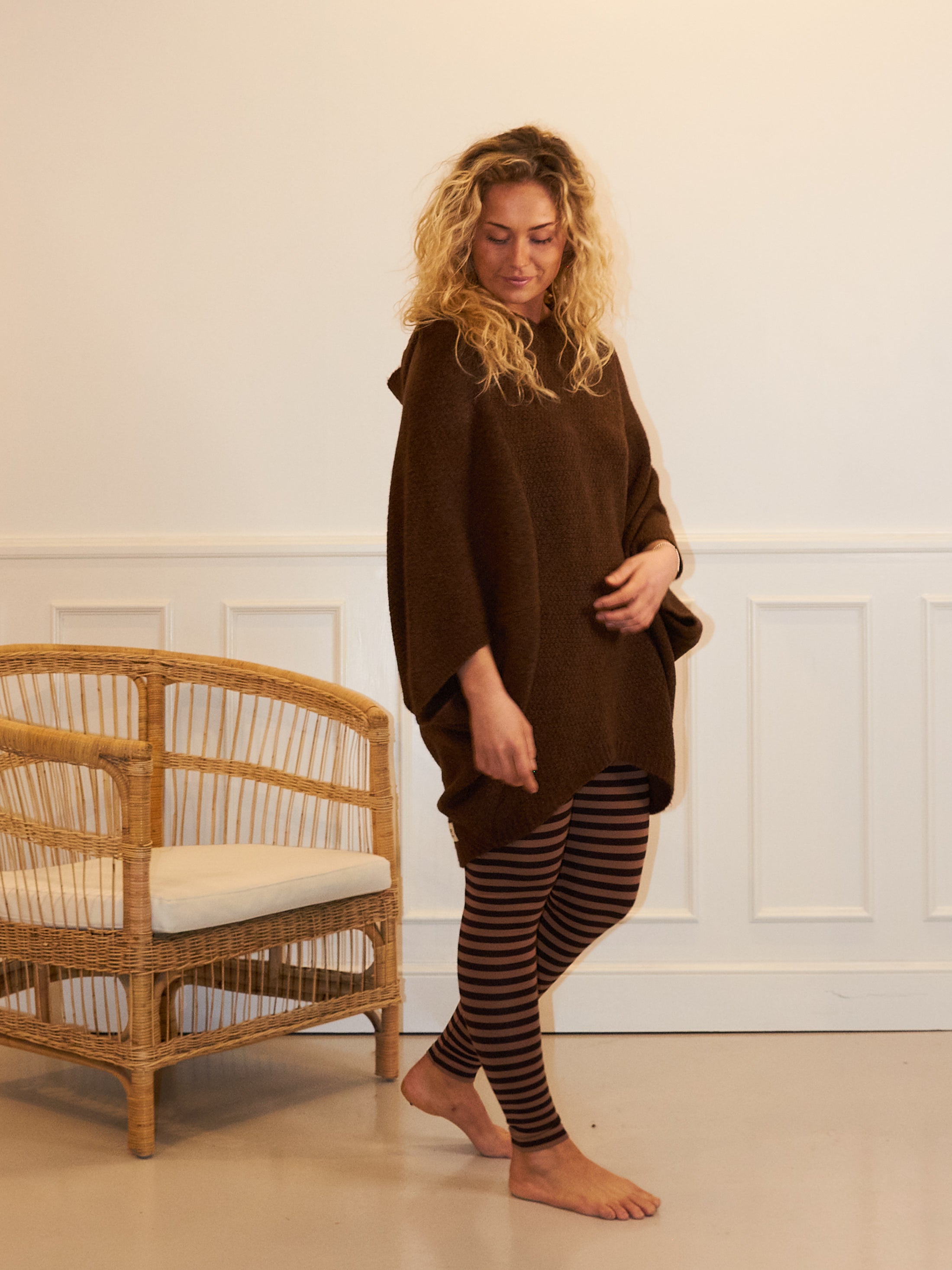 Comfy Copenhagen ApS Comfy Poncho Poncho Coffee