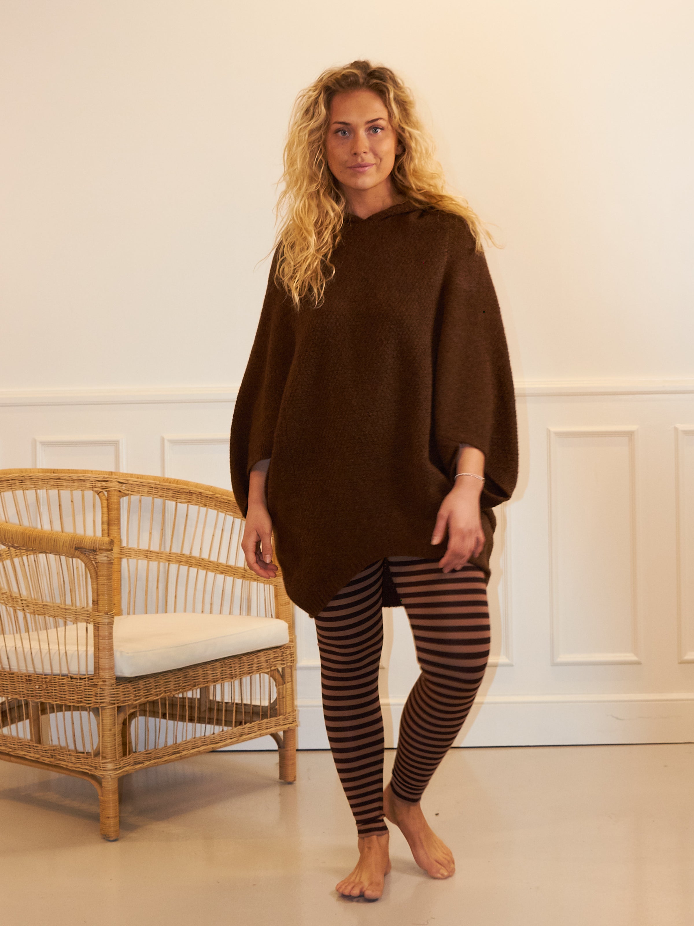 Comfy Copenhagen ApS Comfy Poncho Poncho Coffee