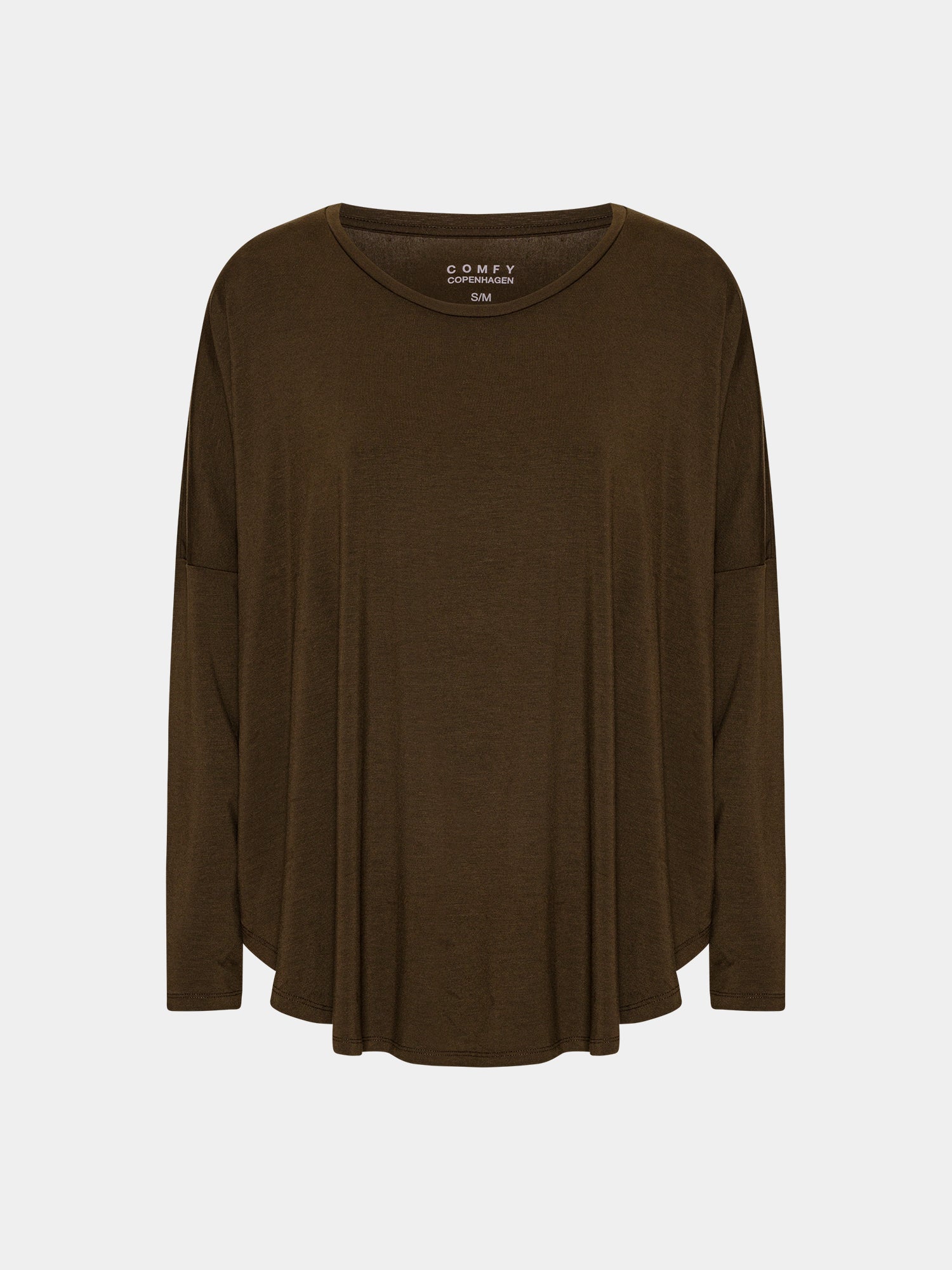Comfy Copenhagen ApS Everything Glowes Long Sleeve Blouse Coffee