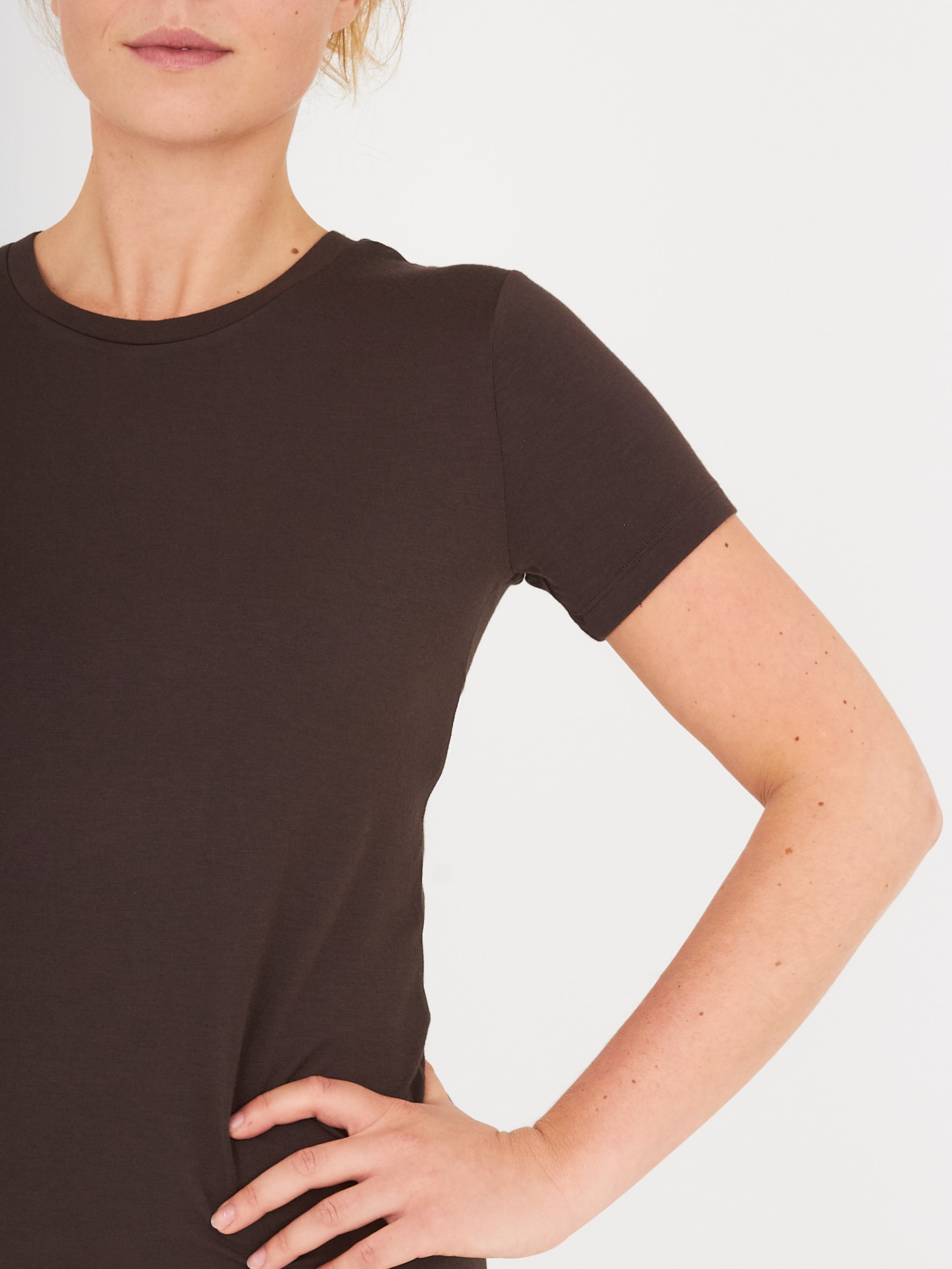 Comfy Copenhagen ApS Feeling Modal T-shirt Coffee