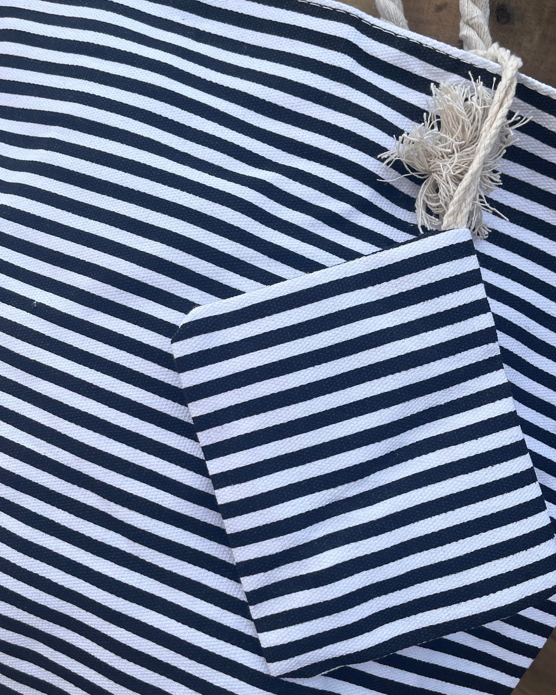 Strandtaske - med lille pung