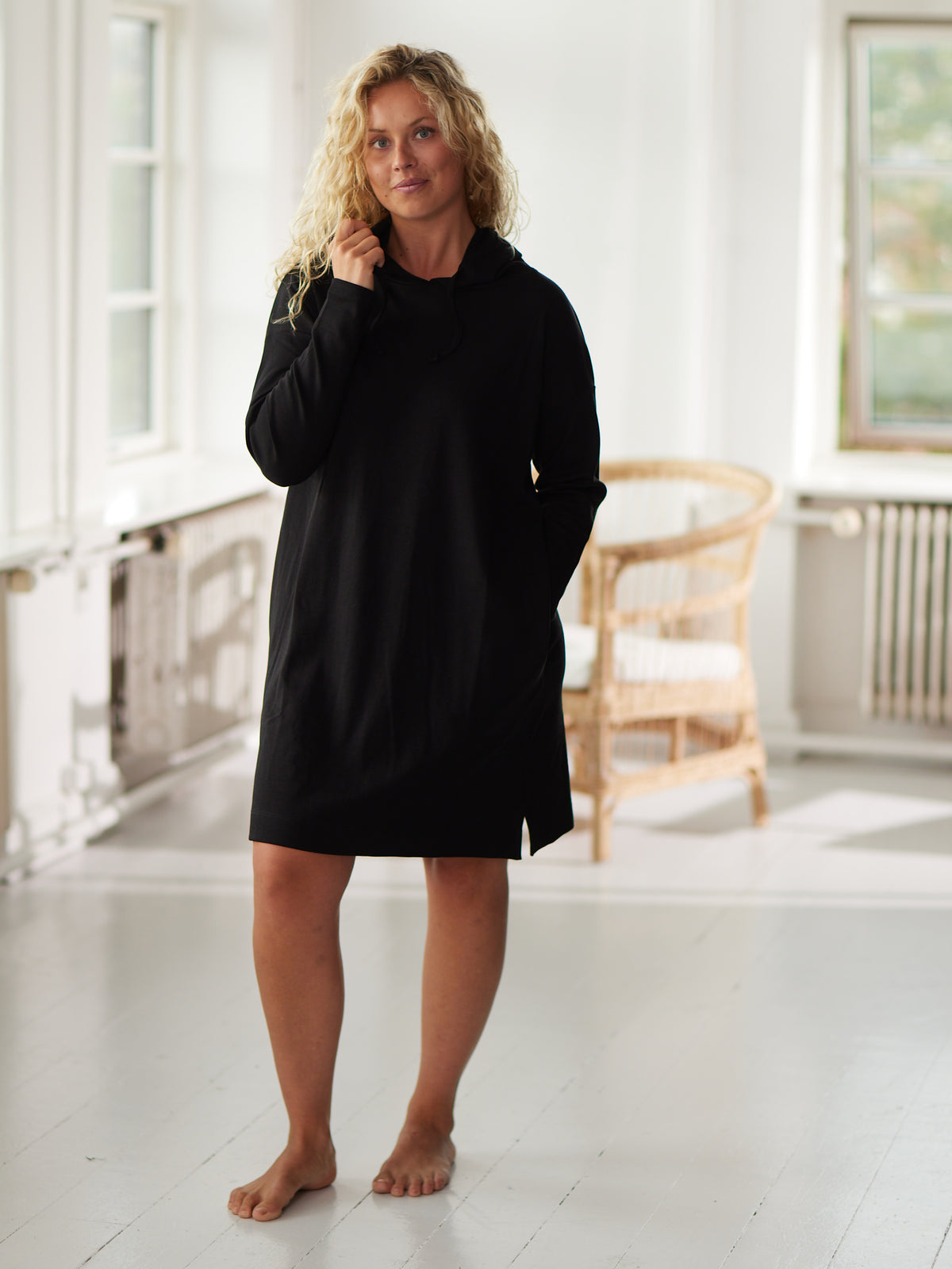Comfy Copenhagen ApS Hoodie Dress Black