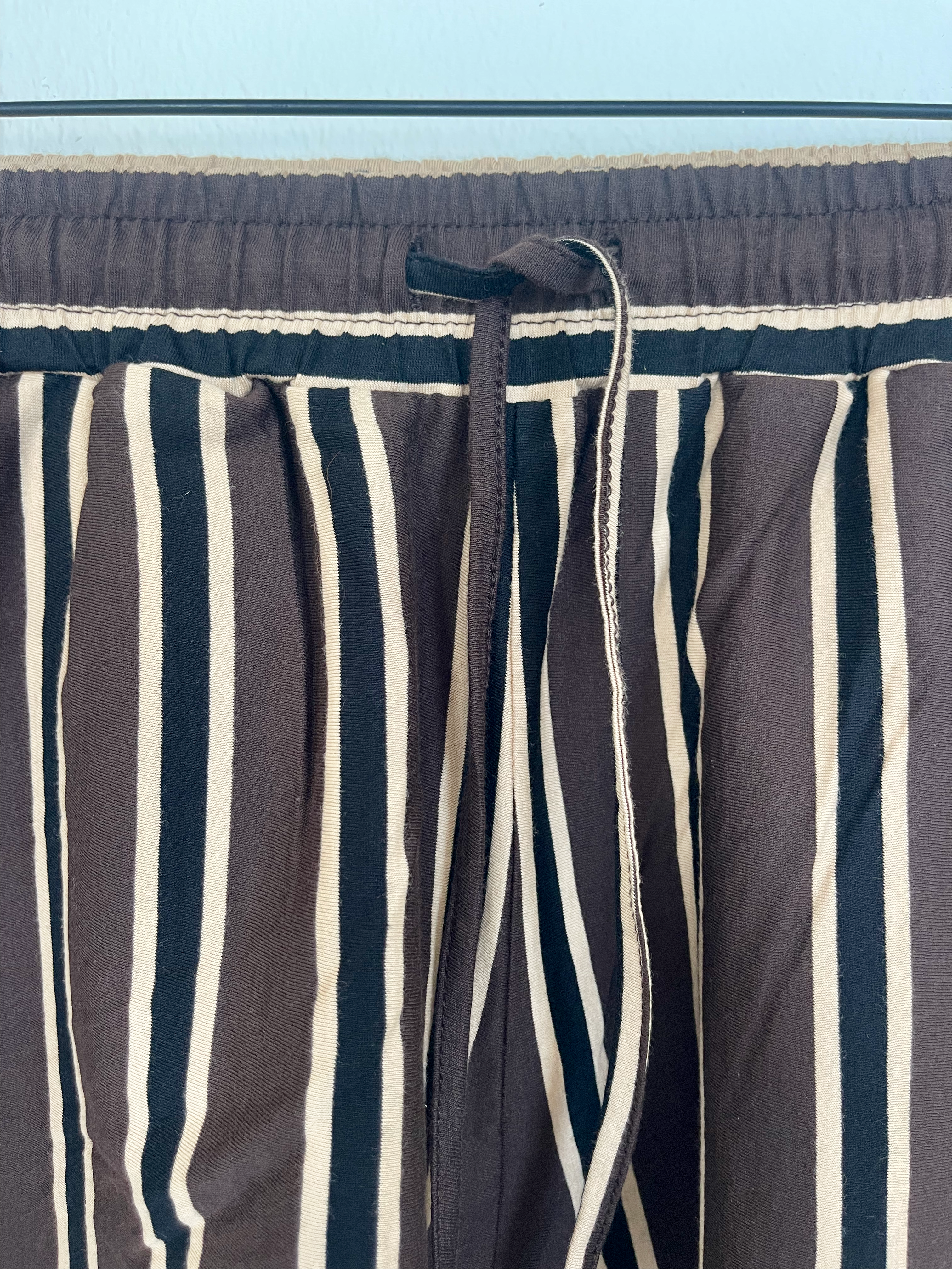 Comfy Pants Cotton - Coffee/ black / sand