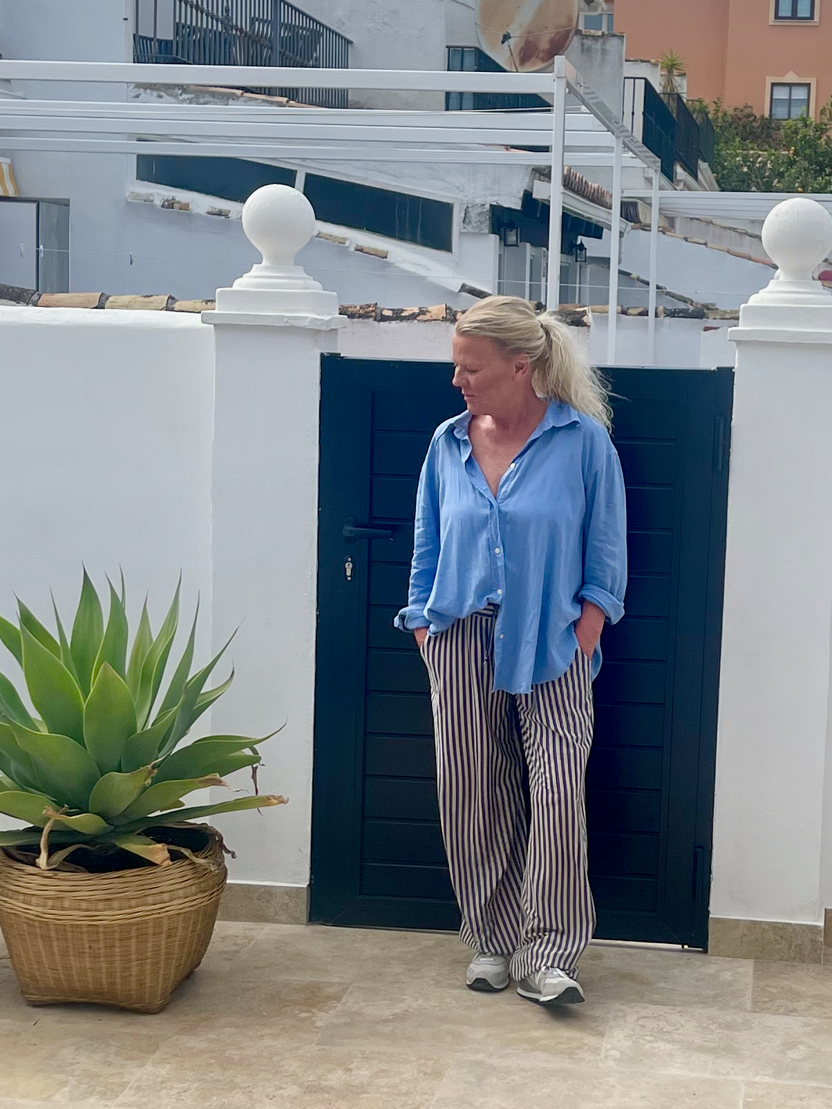 Amazing Pants - Steel Blue / Sand