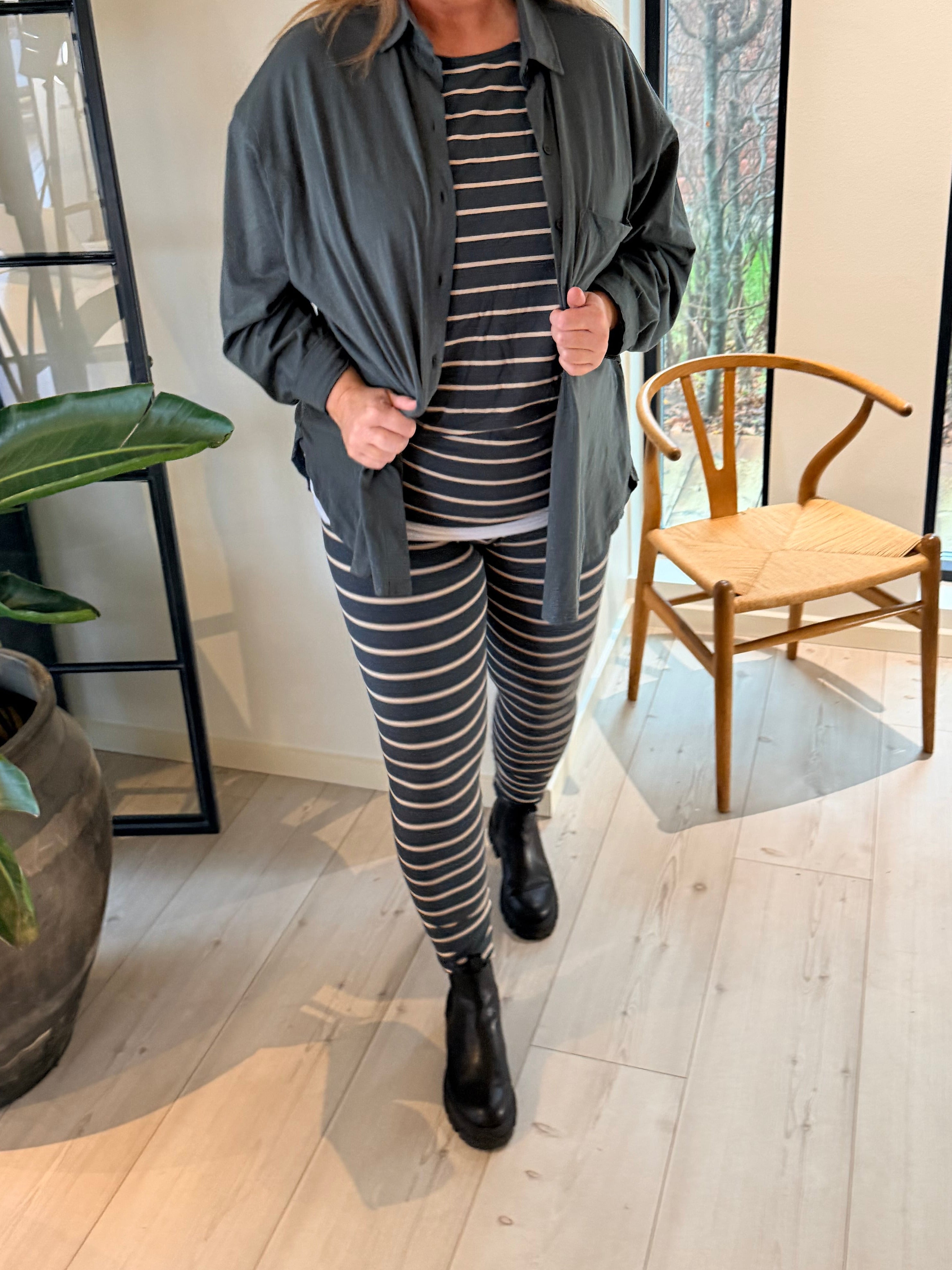 Pleasing Viscose - Army / Sand