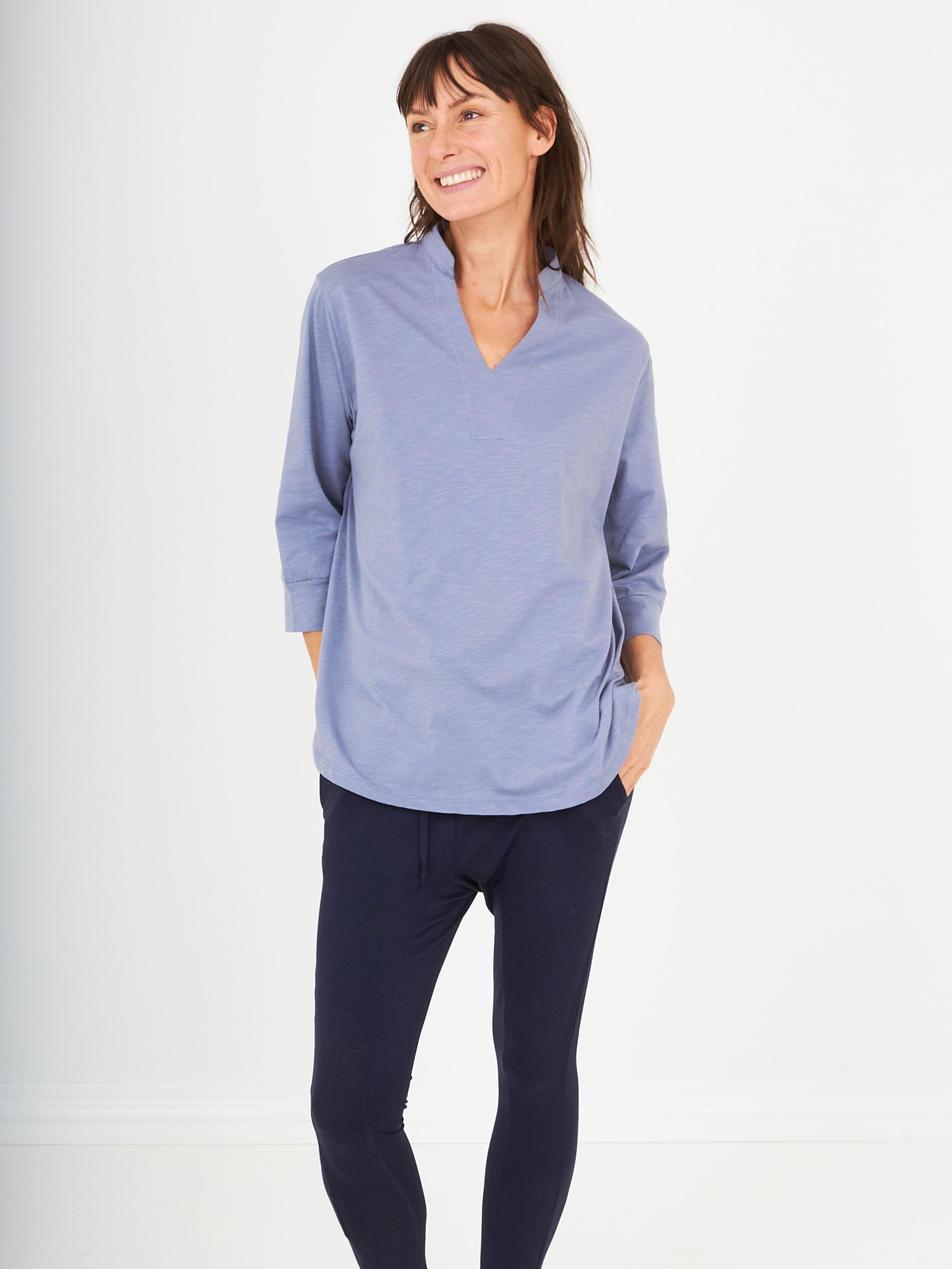 Comfy Copenhagen ApS Lounge Tunic Dusty Blue
