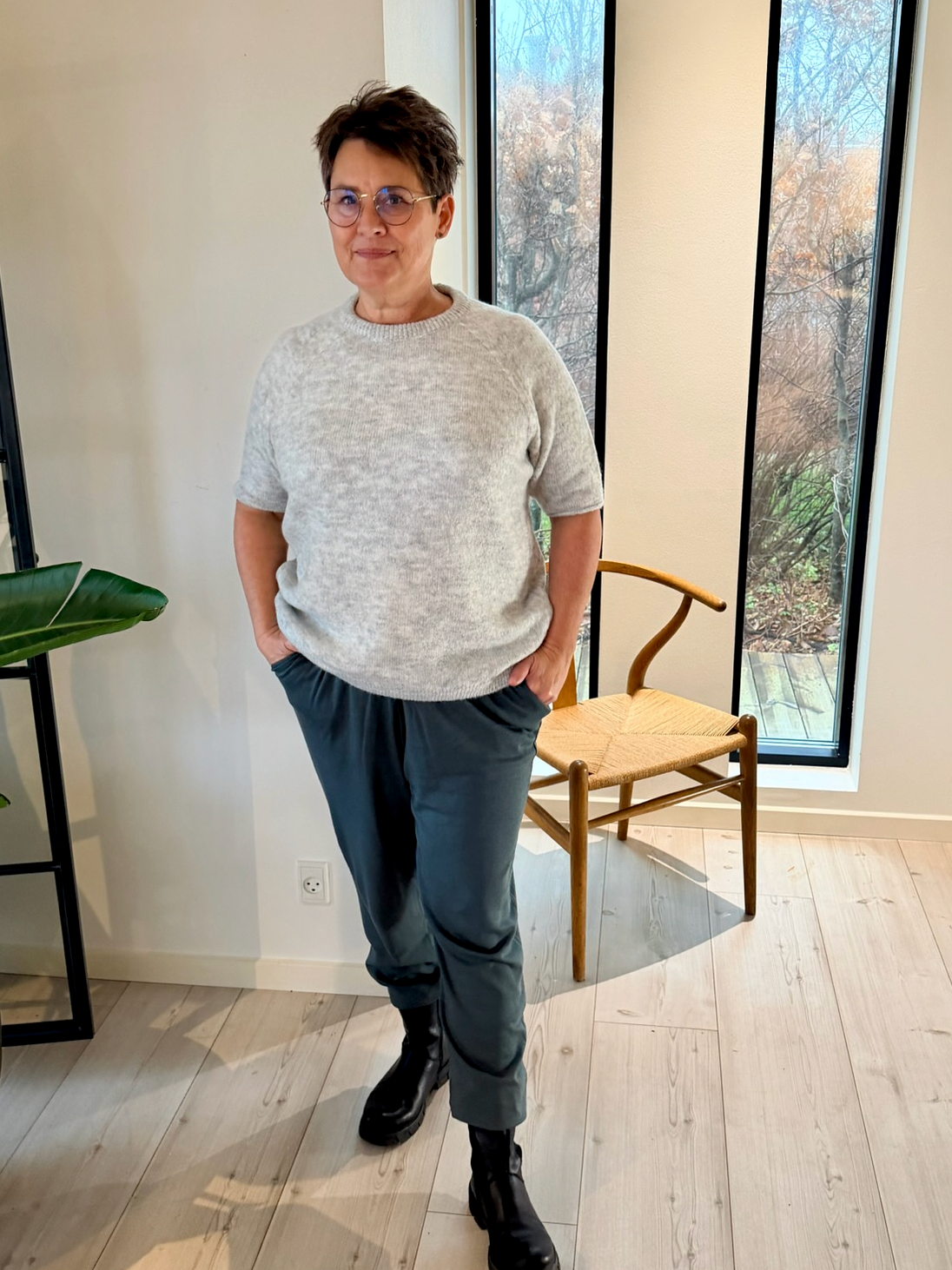 Nice And Soft Short Sleeve - Light Grey