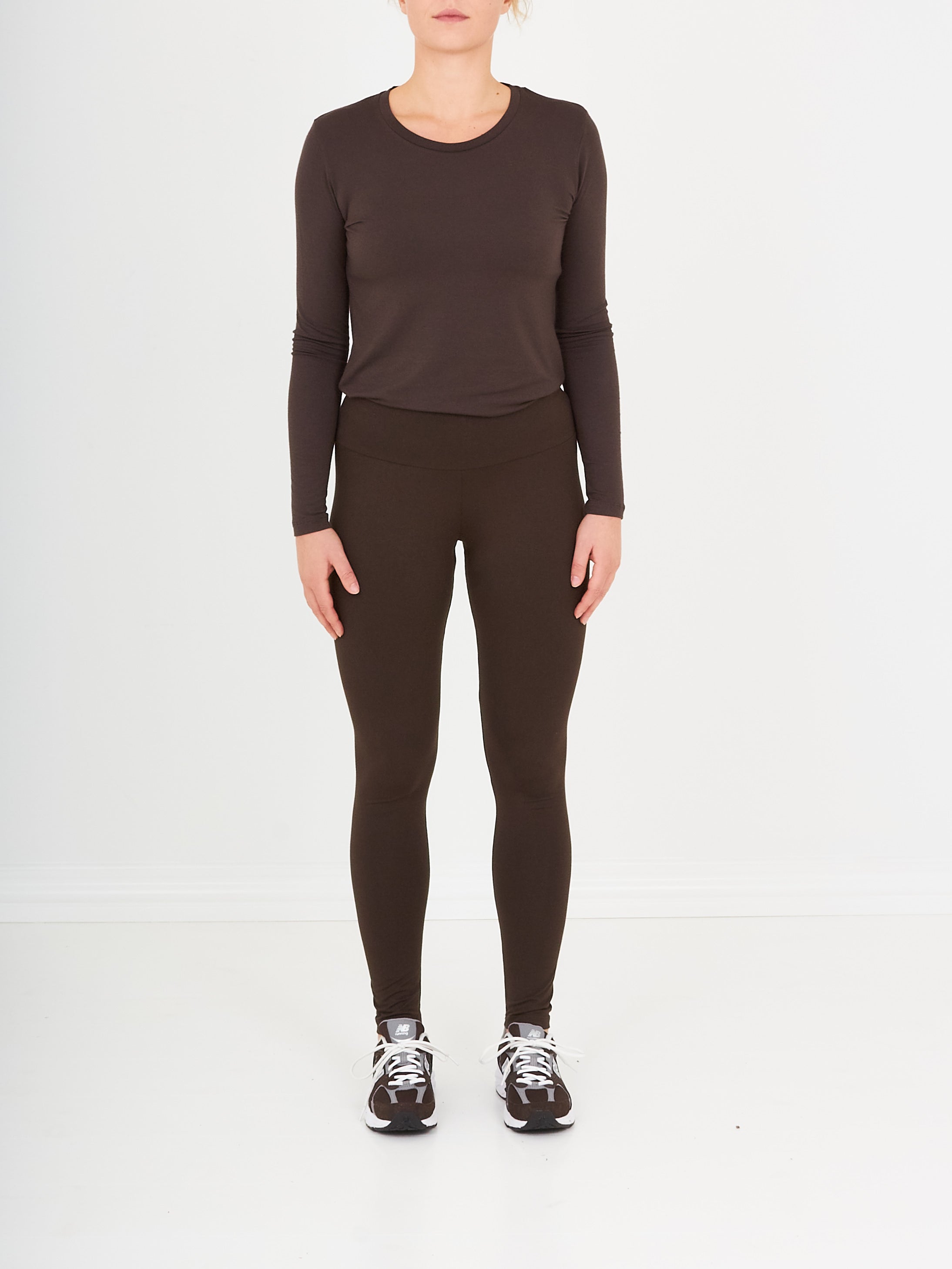 Comfy Copenhagen ApS Pleasing Modal Leggings Coffee