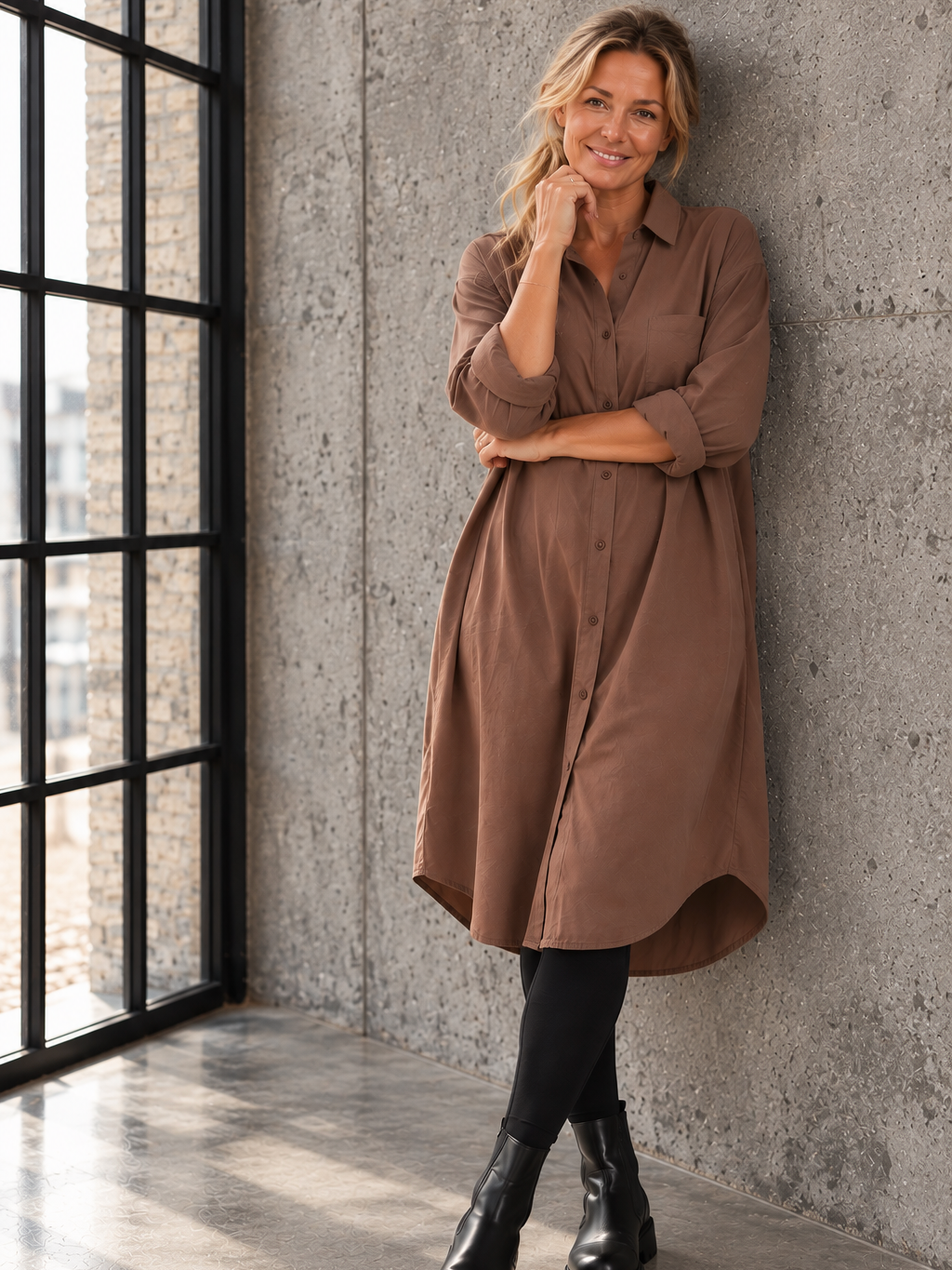 Comfy Days Dress - Teddy