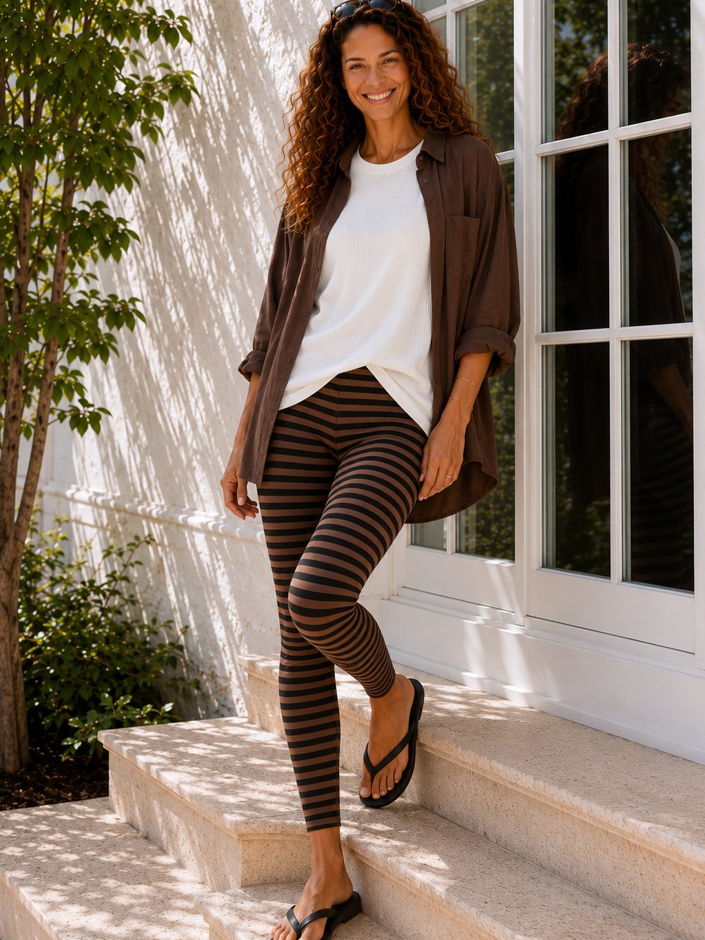 Pleasing Viscose - Black / Light Brown