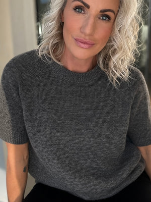 Nice And Soft Short Sleeve - Dark Grey