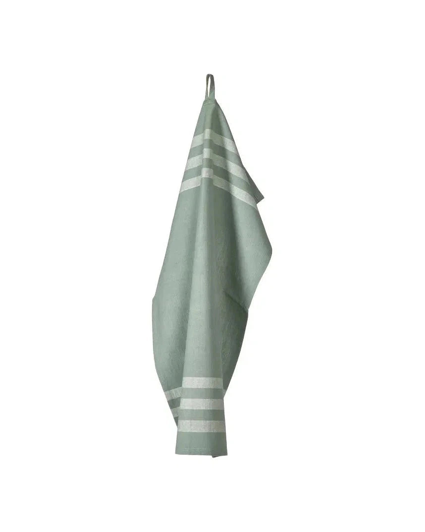 Viskestykke grønstribet - 253422