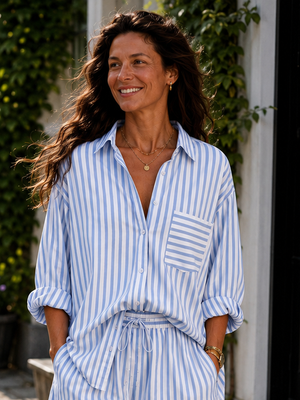 Comfy Days - Blue / white