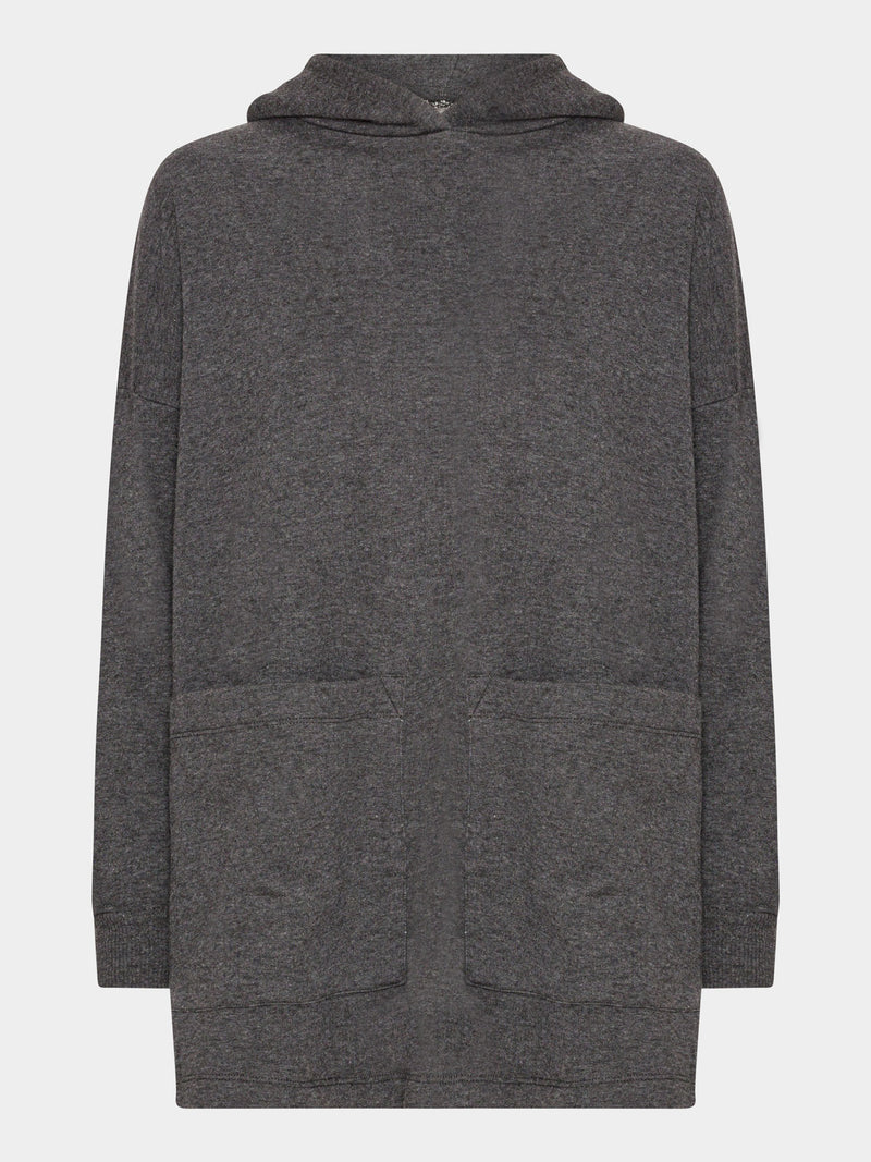 Comfy Copenhagen ApS Being Good Hoodie Dark Grey Melange