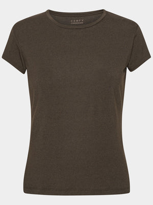 Comfy Copenhagen ApS Cashmere Feeling T-shirt Coffee Melange