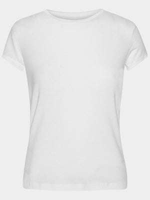 Comfy Copenhagen ApS Cashmere Feeling T-shirt White Melange