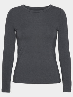 Comfy Copenhagen ApS Cashmere Loving Blouse Dark Grey Melange