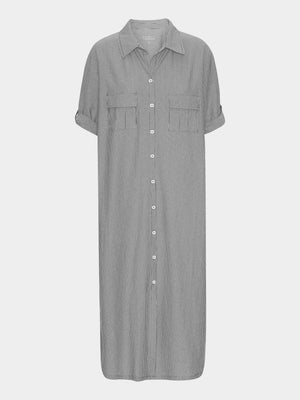 Comfy Copenhagen ApS Casual Ease Dress Asphalt Pin Stripe