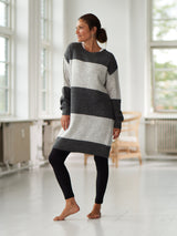 Comfy Copenhagen ApS Comfy Knit Dress Knit Dark Grey / Light Grey