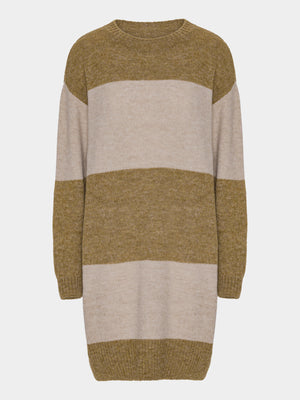 Comfy Copenhagen ApS Comfy Knit Dress Knit Khaki / Sand