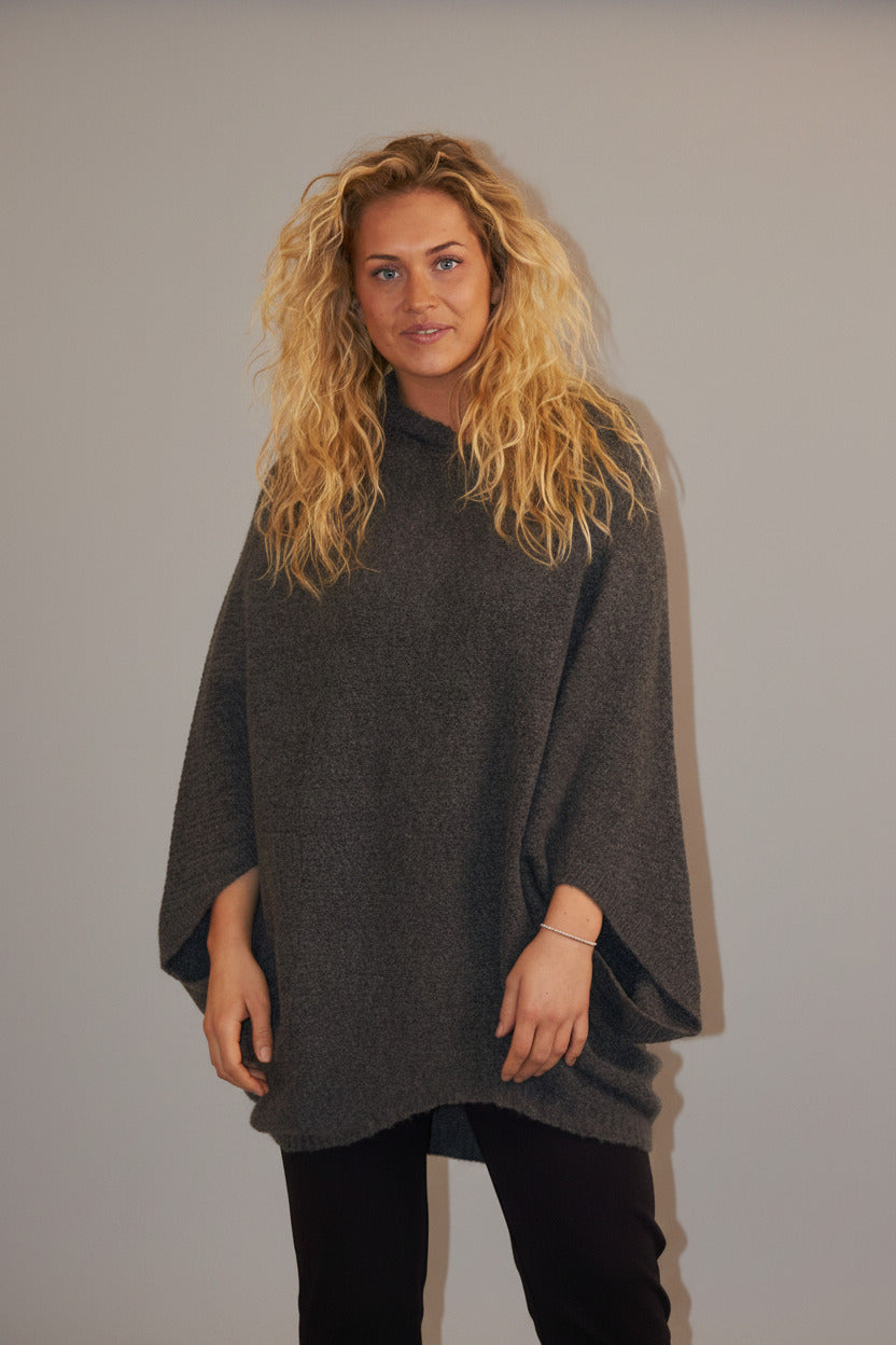 Comfy Copenhagen ApS Comfy Poncho Poncho Dark Grey