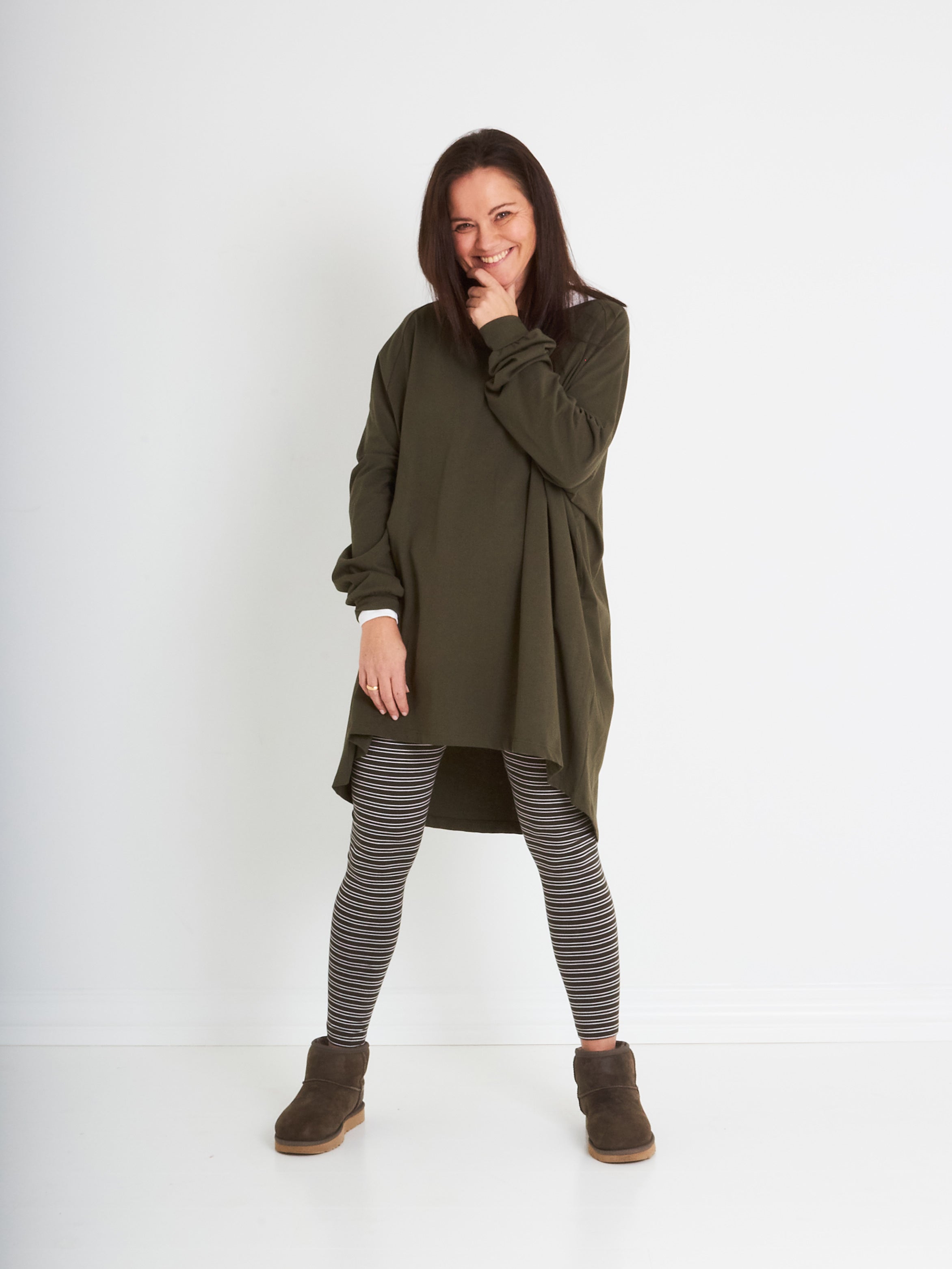 Comfy Copenhagen ApS Comfy Sweat Dress Dress Forest Green