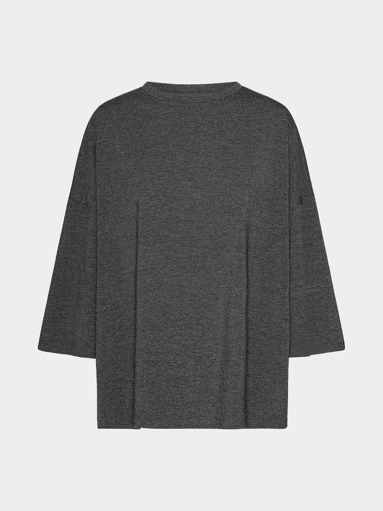 Comfy Copenhagen ApS Cool Tee T-shirt Dark Grey Melange