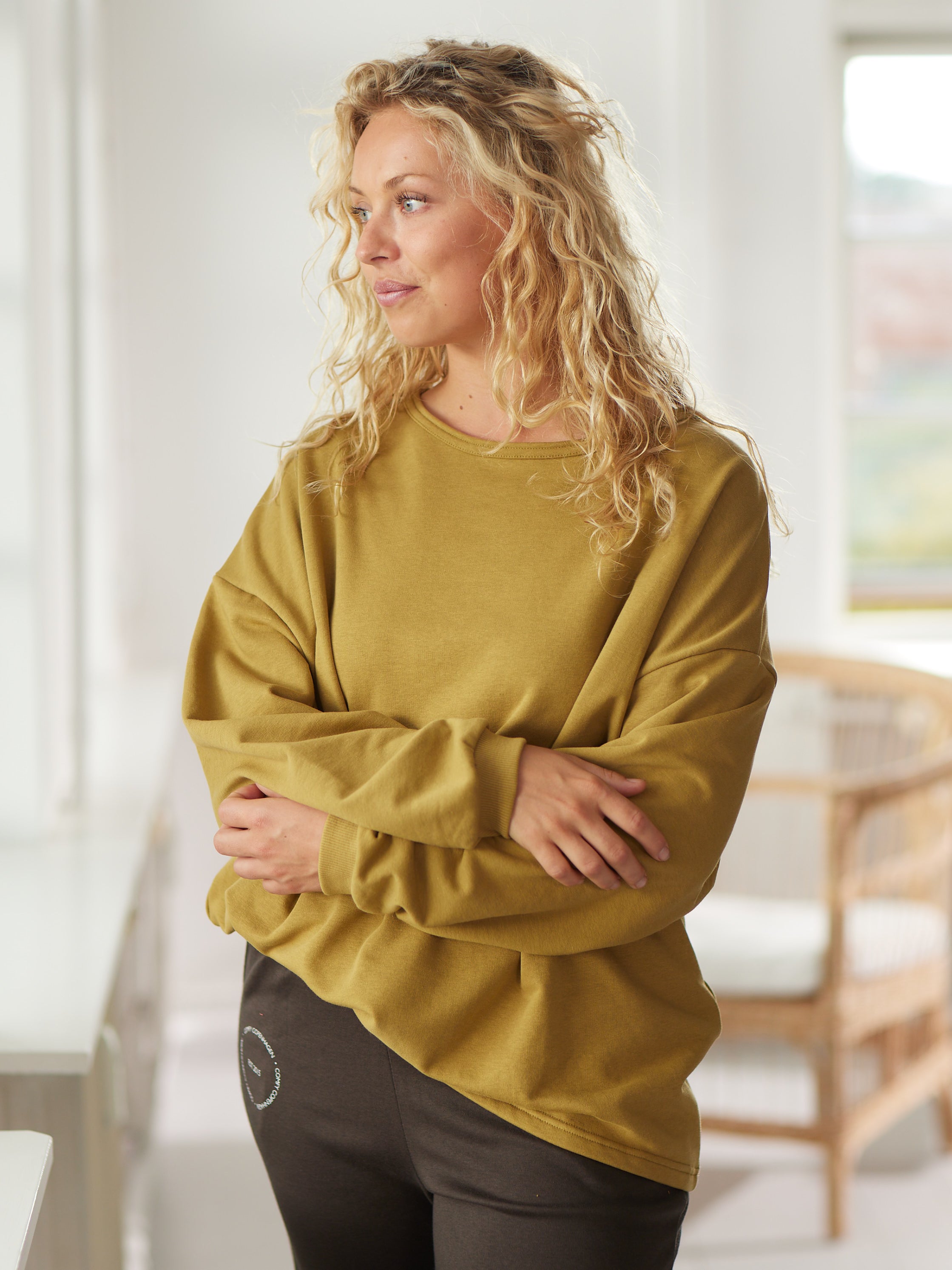 Comfy Copenhagen ApS Endless Love Sweatshirt Khaki