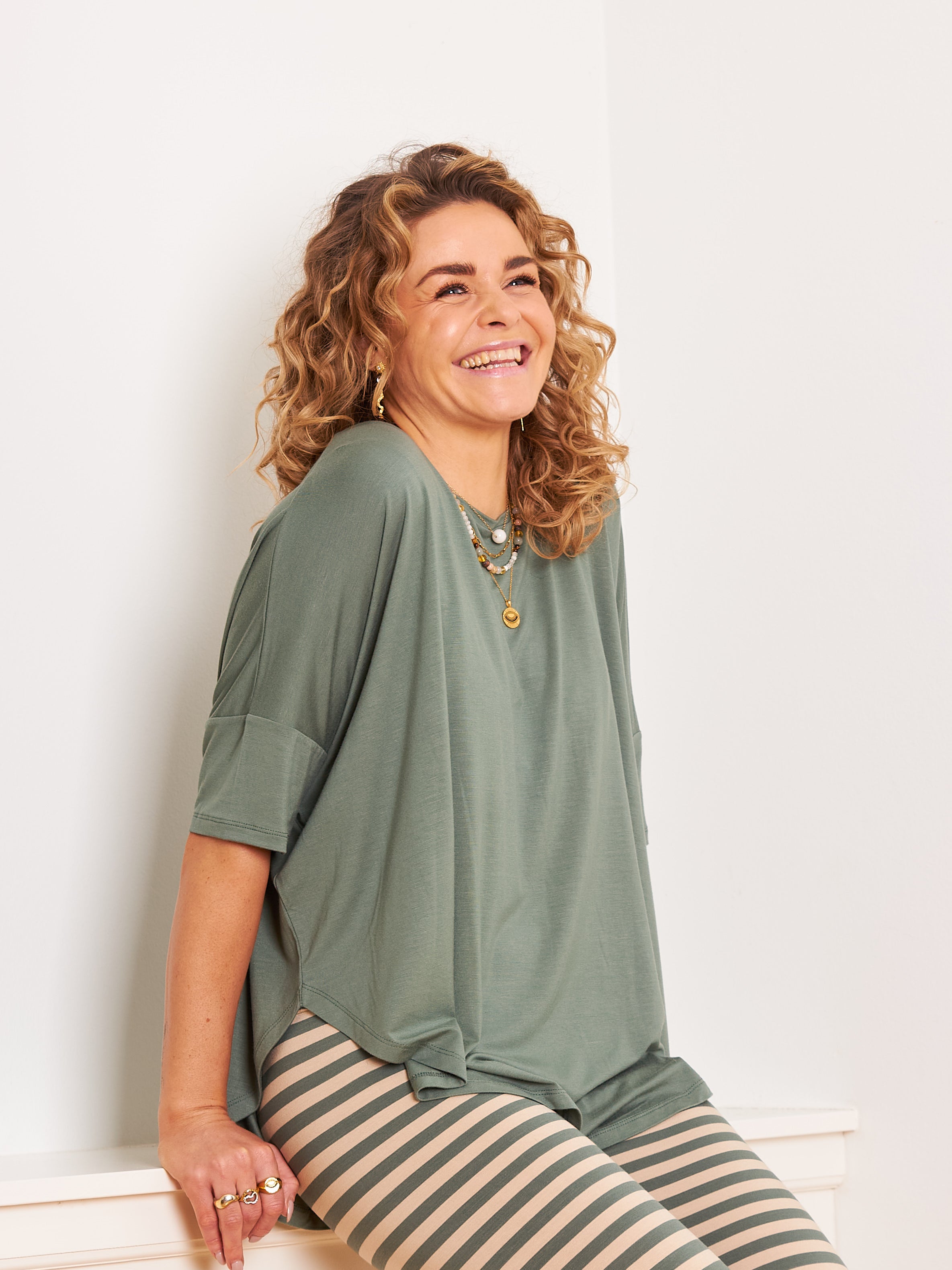 Comfy Copenhagen ApS Everything Glowes Blouse Green