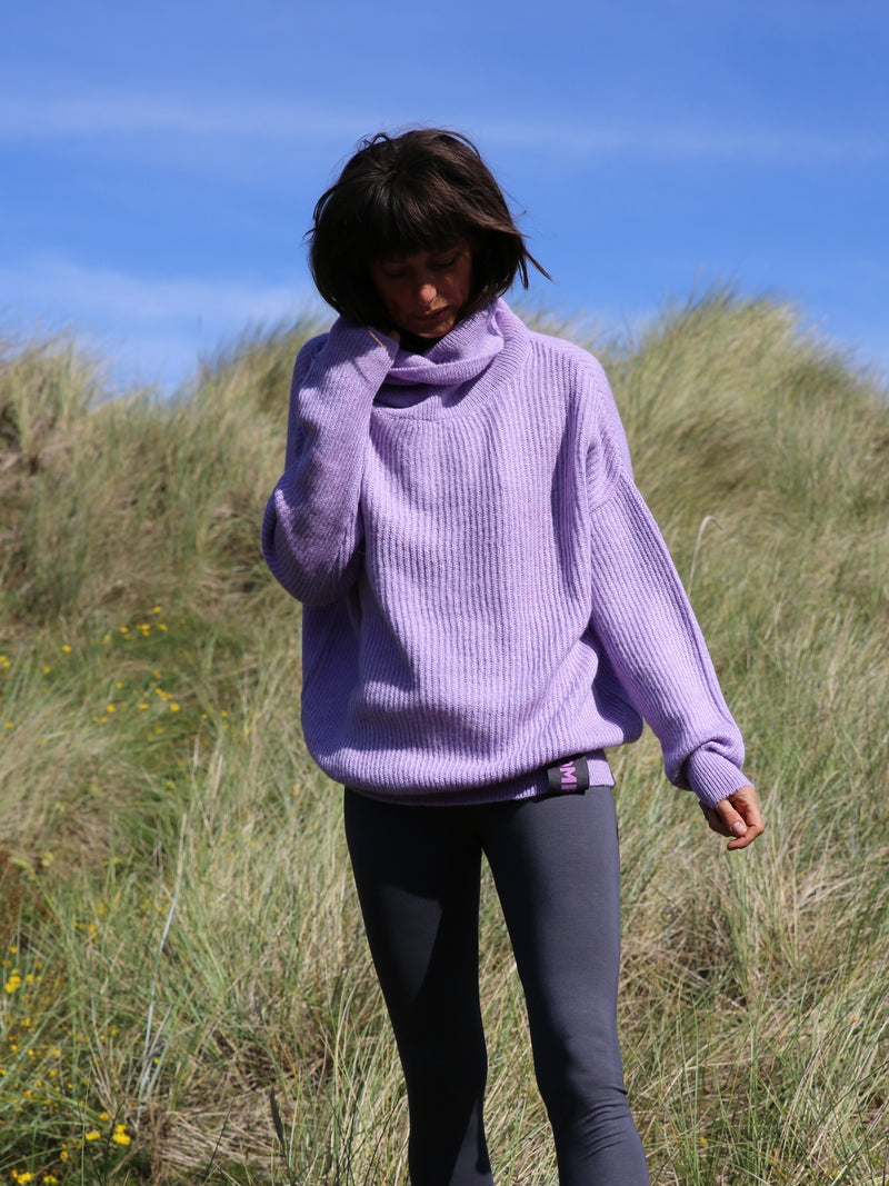 Comfy Copenhagen ApS Feel The Love Knit Purple