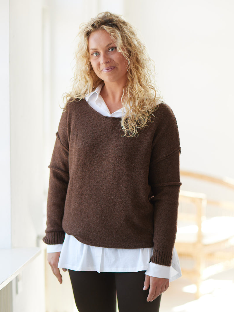 Comfy Copenhagen ApS Hold Me - Coffee Knit Coffee