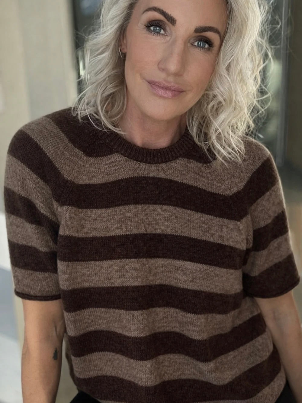 Nice And Soft Short Sleeve - Coffee / Teddy