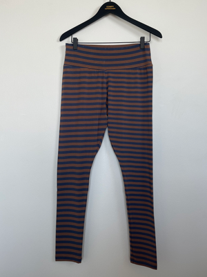 Pleasing Viscose - Light Brown / Demin Blue