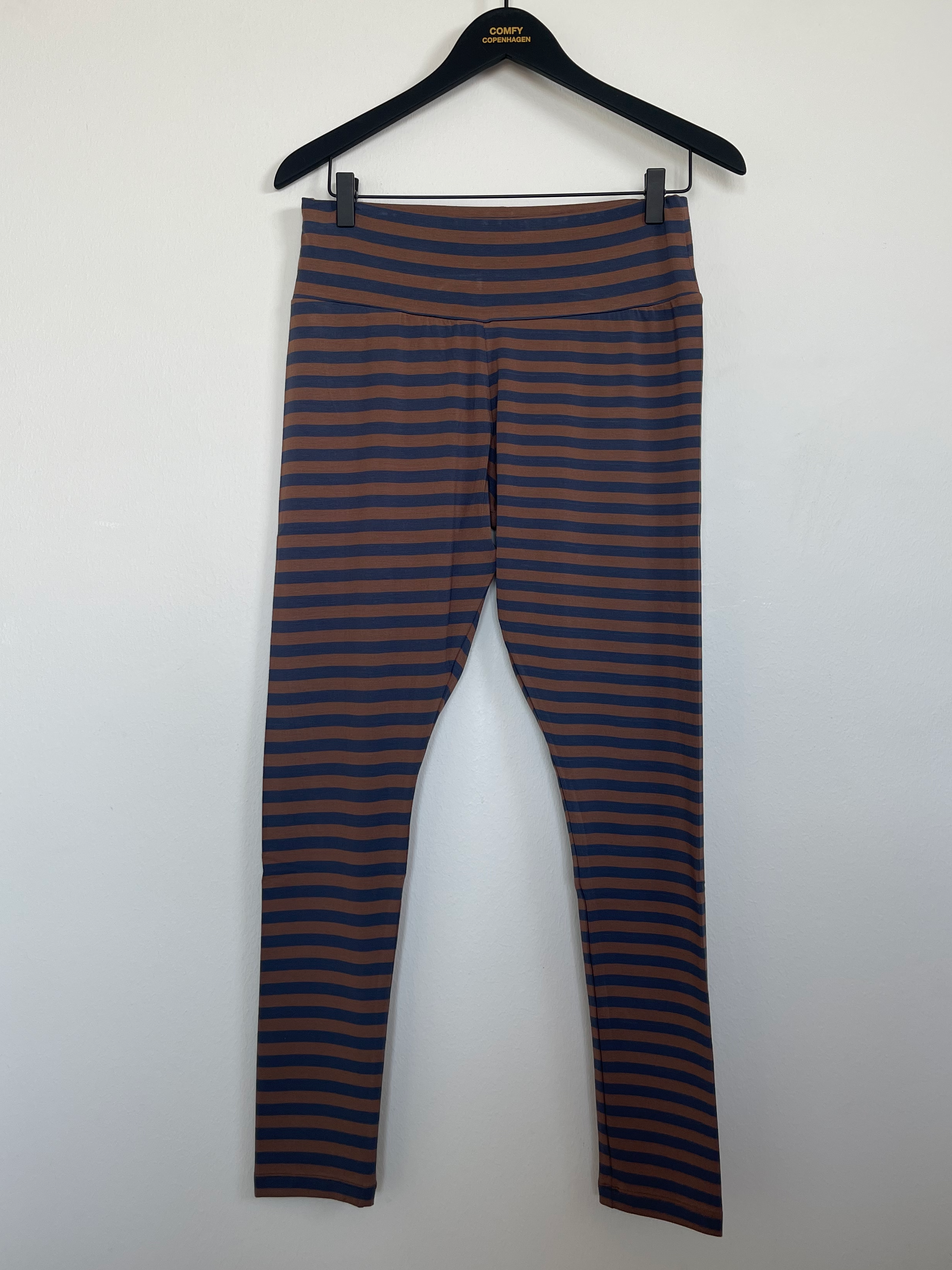 Pleasing Viscose - Light Brown / Demin Blue