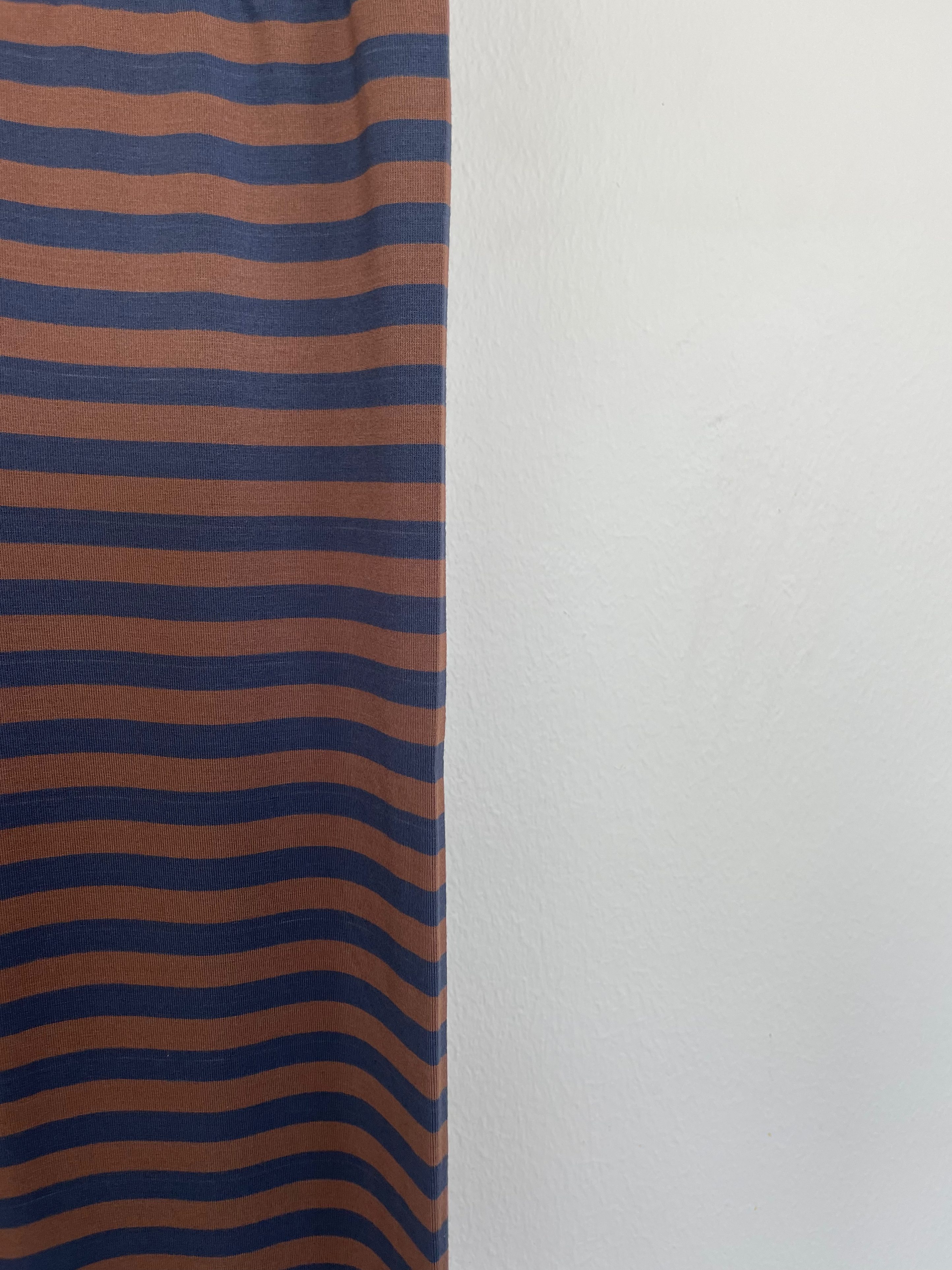 Pleasing Viscose - Light Brown / Demin Blue