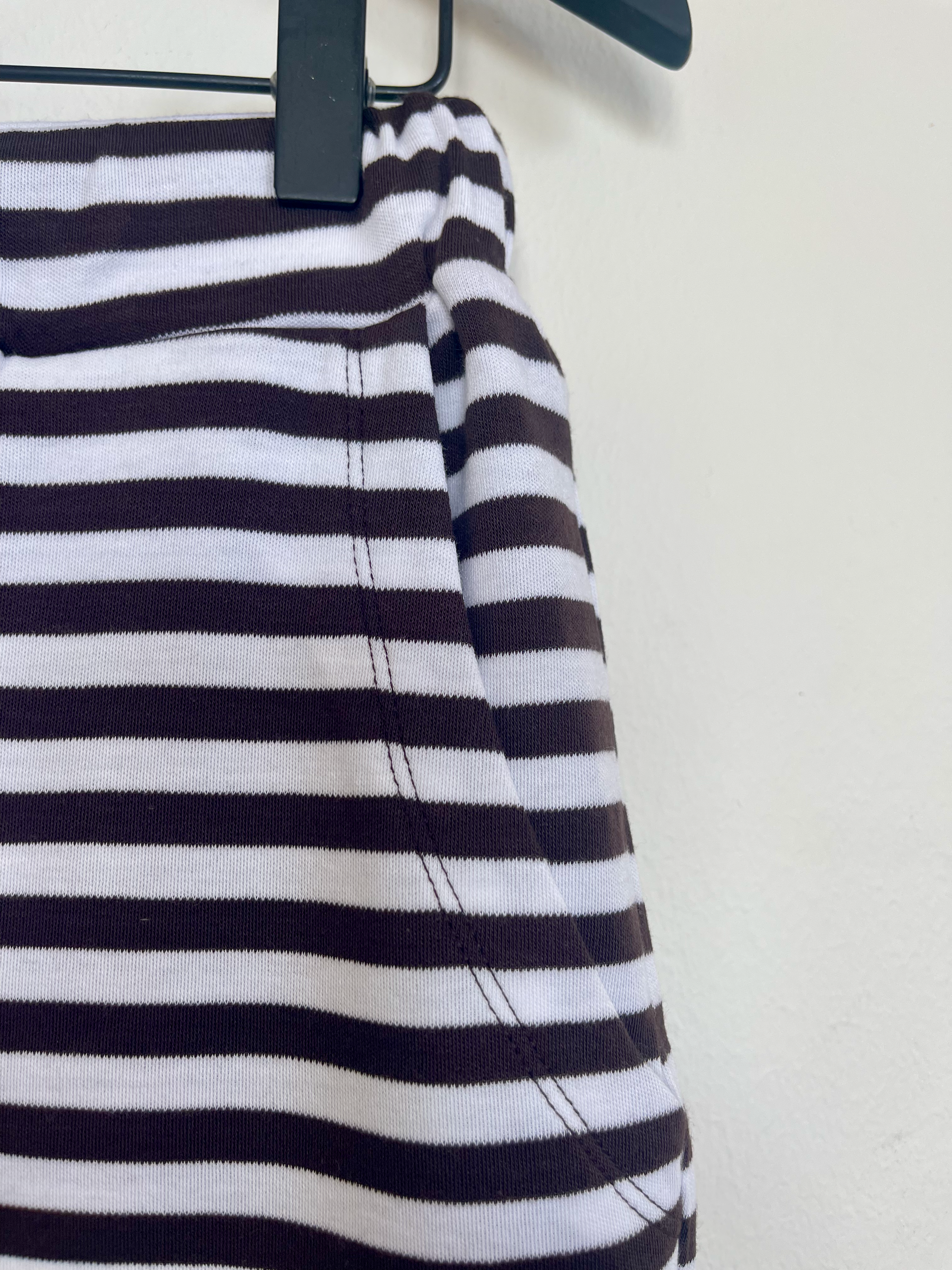 Slow Feeling Shorts Modal - Coffee / White