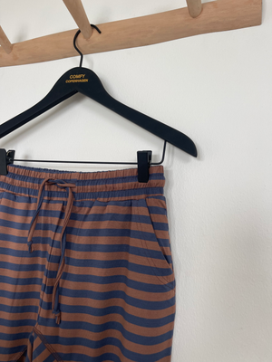 Beds Are Burning Shorts - Light Brown / Denim Blue