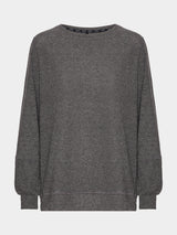 Comfy Copenhagen ApS Love Is Around Blouse Dark Grey Melange