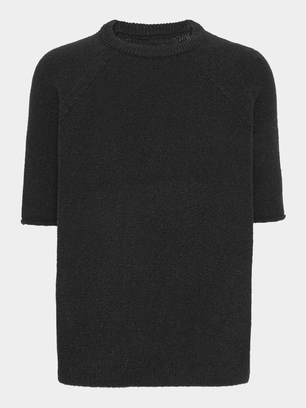 Comfy Copenhagen ApS Nice And Soft - Short Sleeve Knit Black