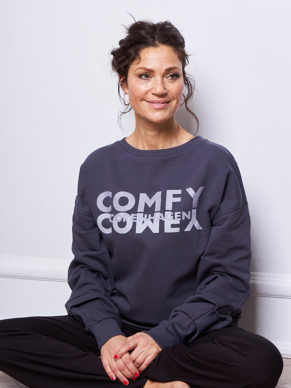 Comfy Copenhagen ApS Nothing Else Matters Sweatshirt Asphalt