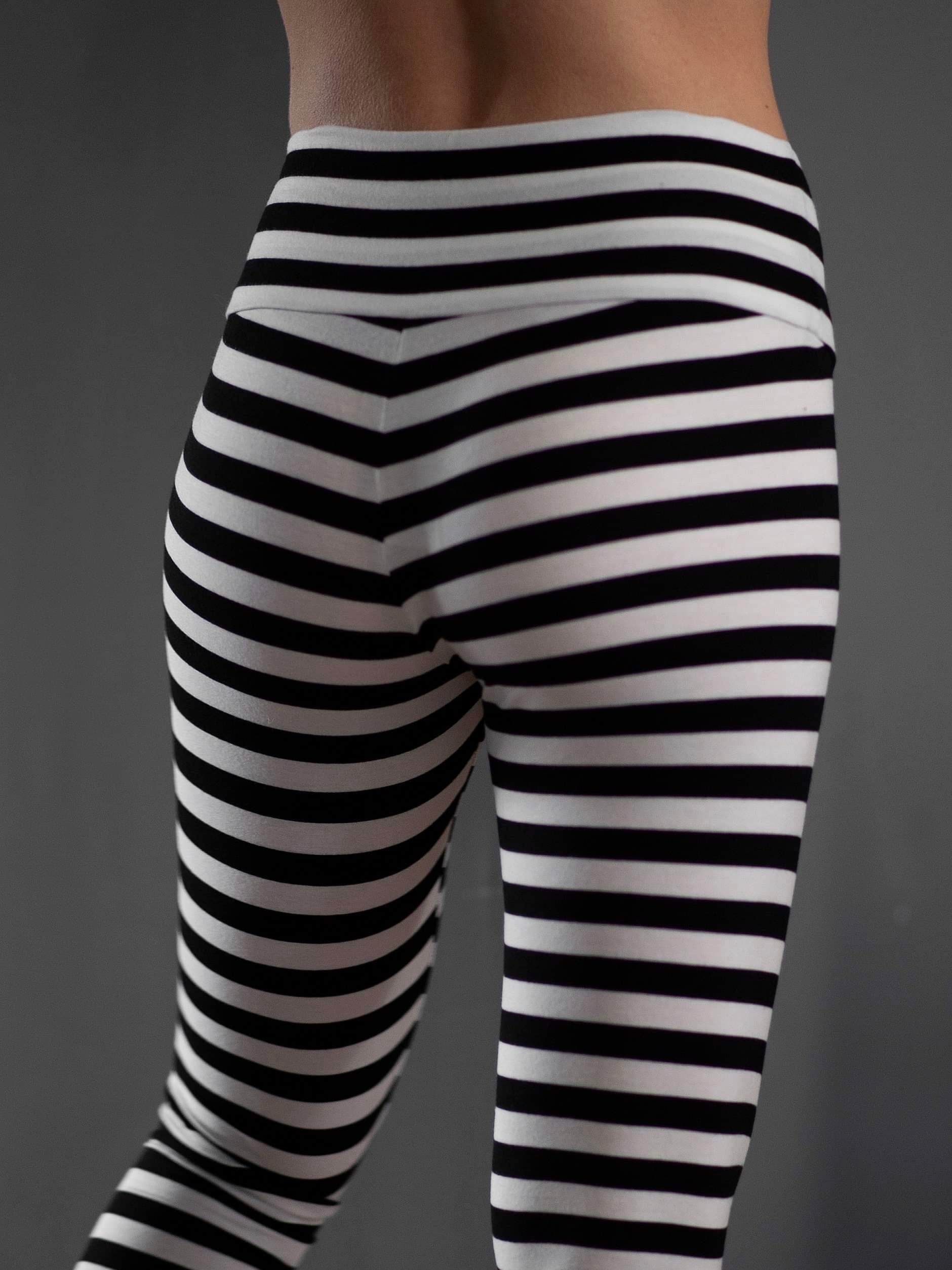 Comfy Copenhagen ApS Pleasing Leggings Black / White