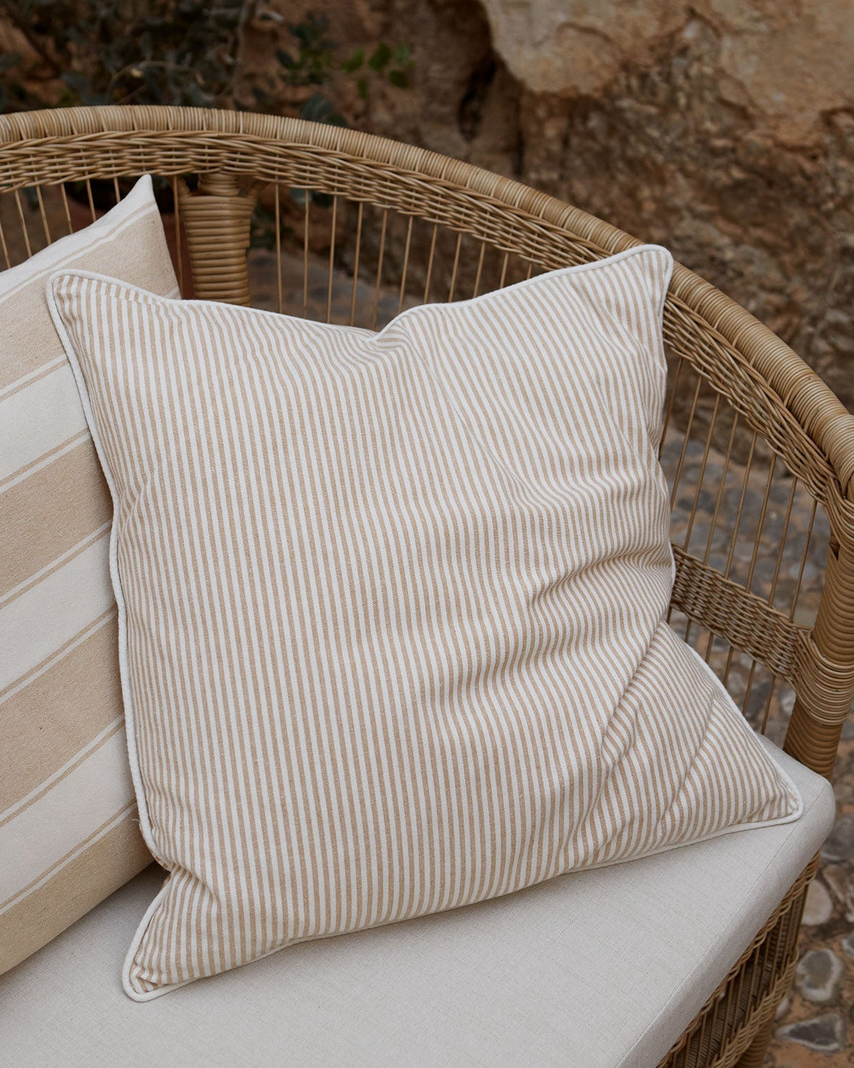 tineKhome 50 x 50 pudebetræk - Reco Straw