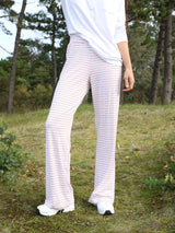 Comfy Copenhagen ApS Slow Feeling - Long Pants Redwood Small Stripe